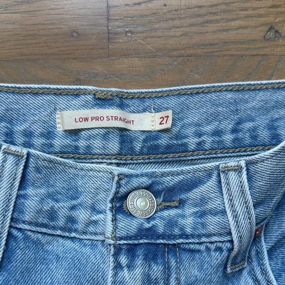 Levi’s Low Pro Straight Jeans size 27 - Picture 2 of 6